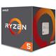 AMD Ryzen 5 1600 3.2/3.6GHz 6C/12T AM4 VGA' sız, 19MB 65W Wraith Spire 95W Cooler 14Nm