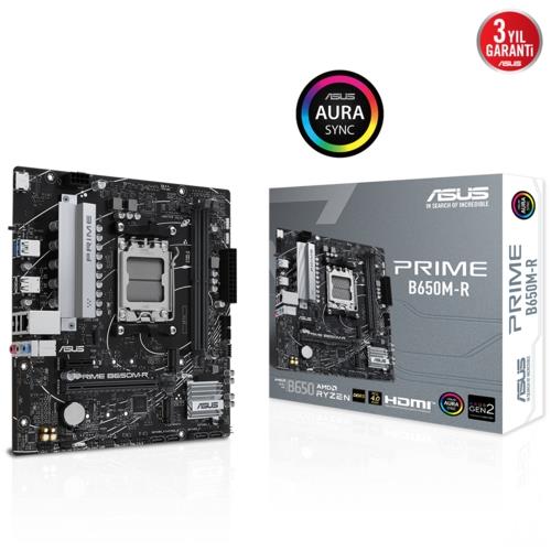 ASUS PRIME B650M-R AMD AM5 DDR5 7200 HDMI 2xM2 USB3.2 mATX